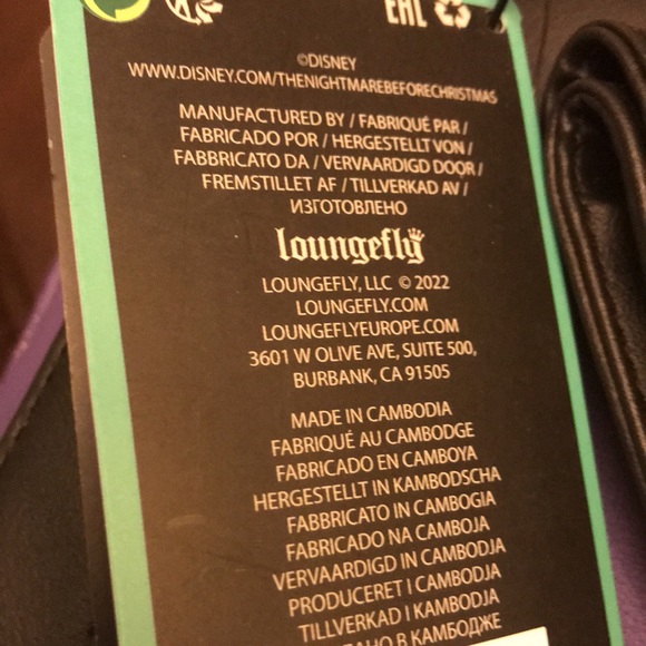 Nightmare Before Christmas Loungefly backpack NEW Disney - Picture 7 of 7